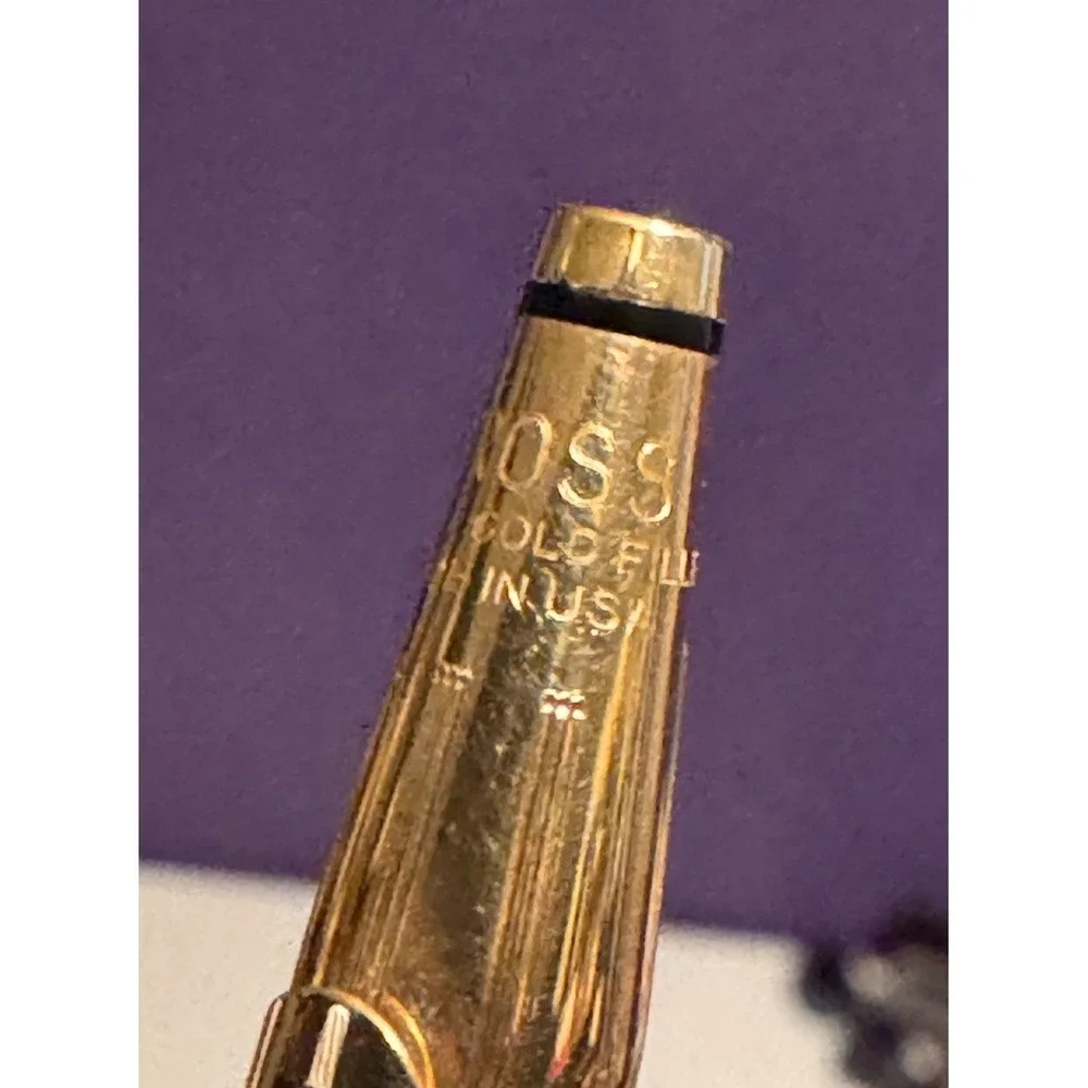 CROSS CLASSIC CENTURY 18K GOLD FILLED BALLPOINT PEN #2802 MADE IN THE USA